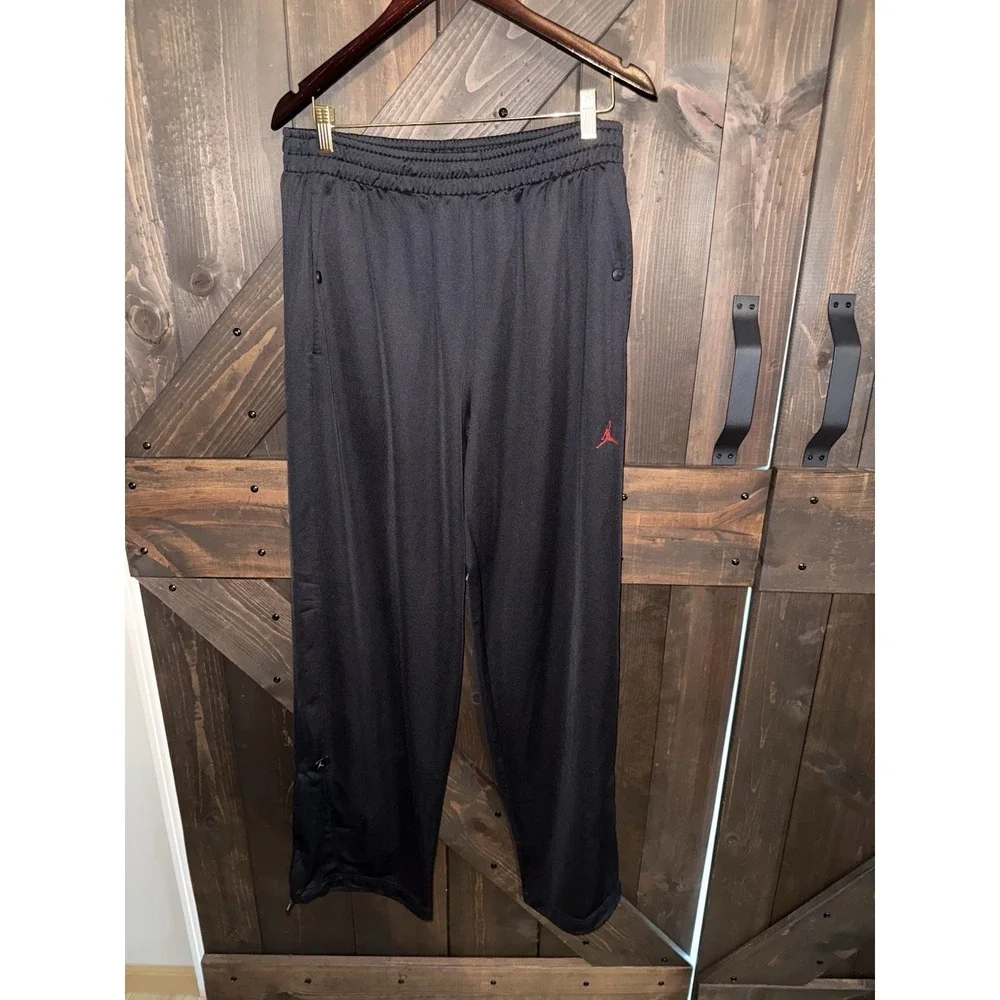Jordan Y2K Sweatpants Mens XXL Baggy Ankle Zip‎ Jump Man Basketball Button